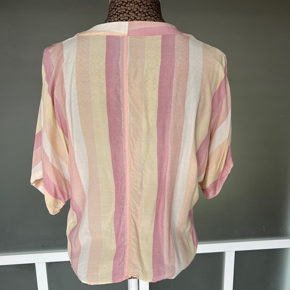 RAILS THEA SUNRISE STRIPE BLOUSE SIZE SMALL - Picture 2 of 4